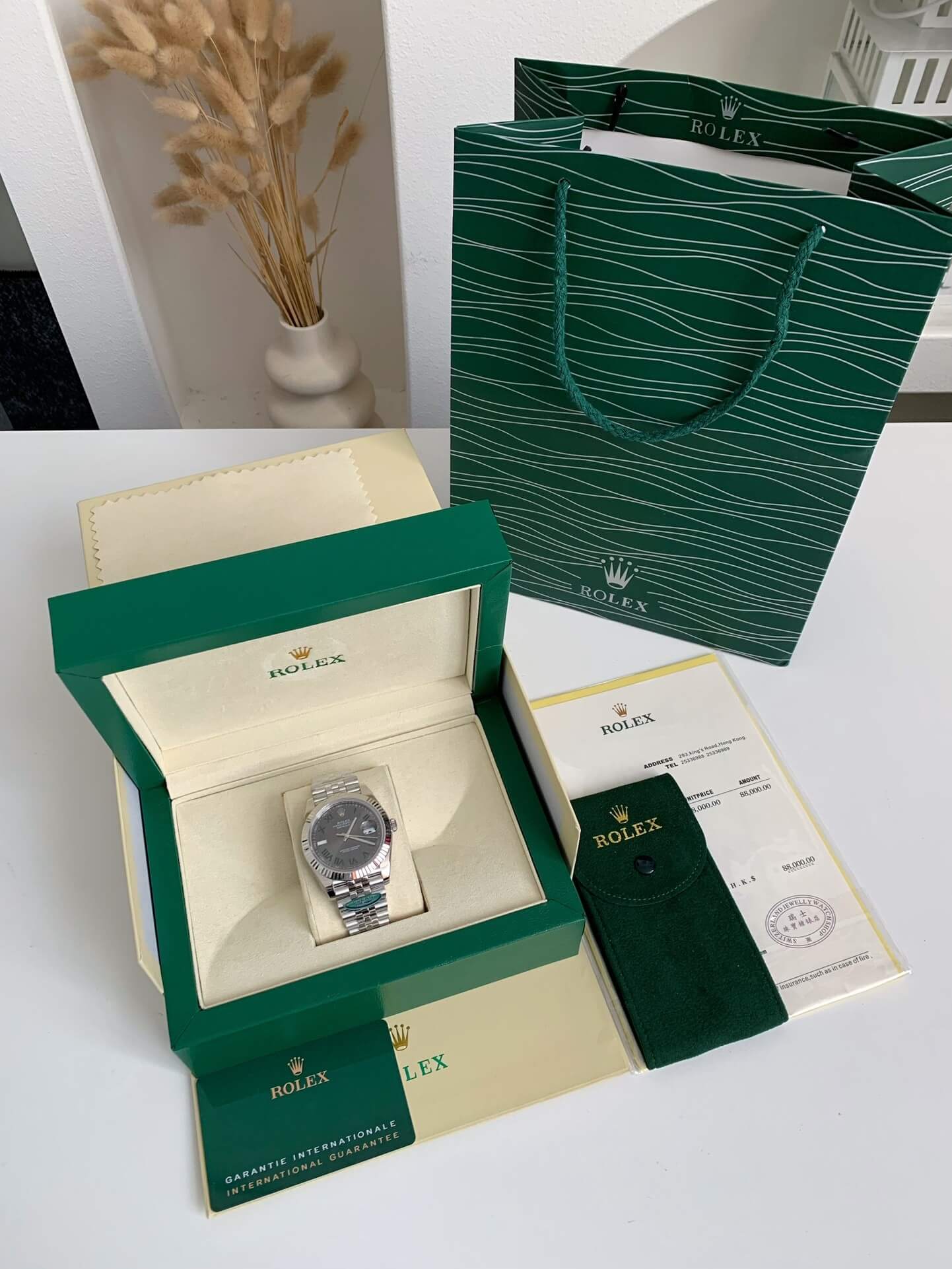 Rolex Datejust 41 Wimbledon Cadran