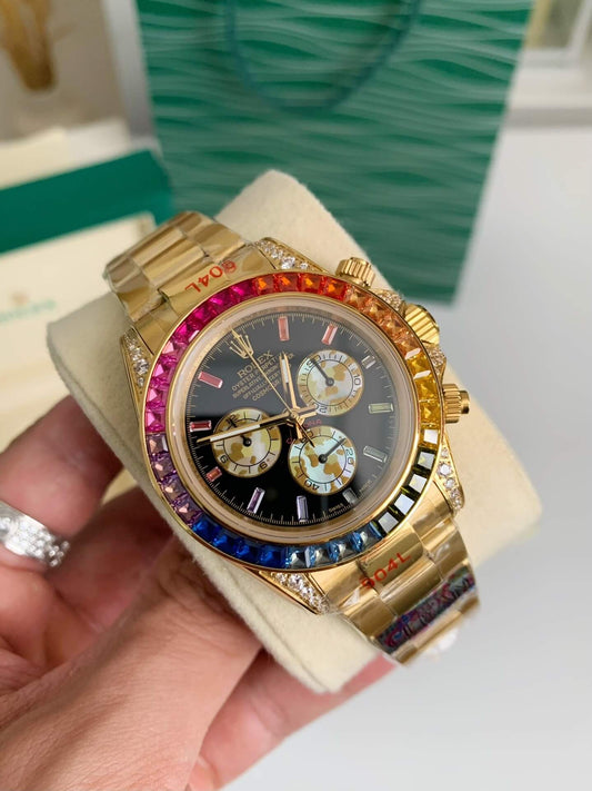 Rolex Daytona "Rainbow" Cosmograph 40mm Or Jaune