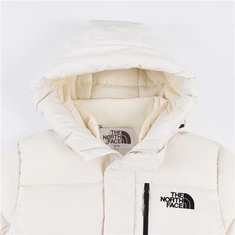 North Face Women's 1996 Retro Nuptse Cream Parka Jacket