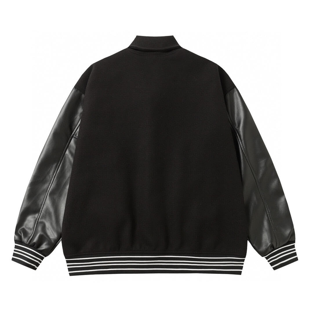 Amiri Bones Black Varsity Jacket