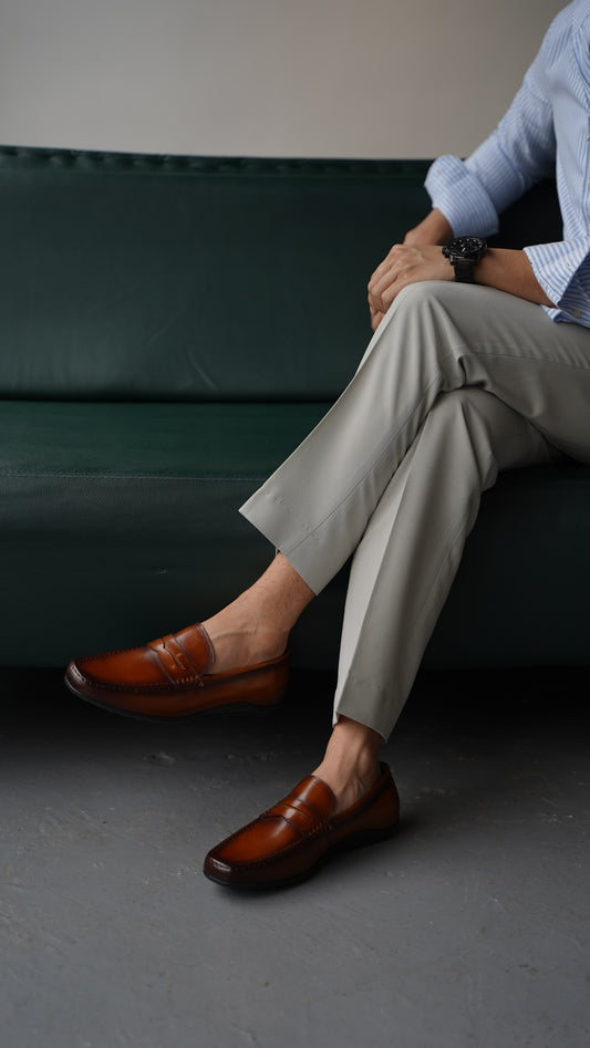 Timeless Brown Penny Loafers