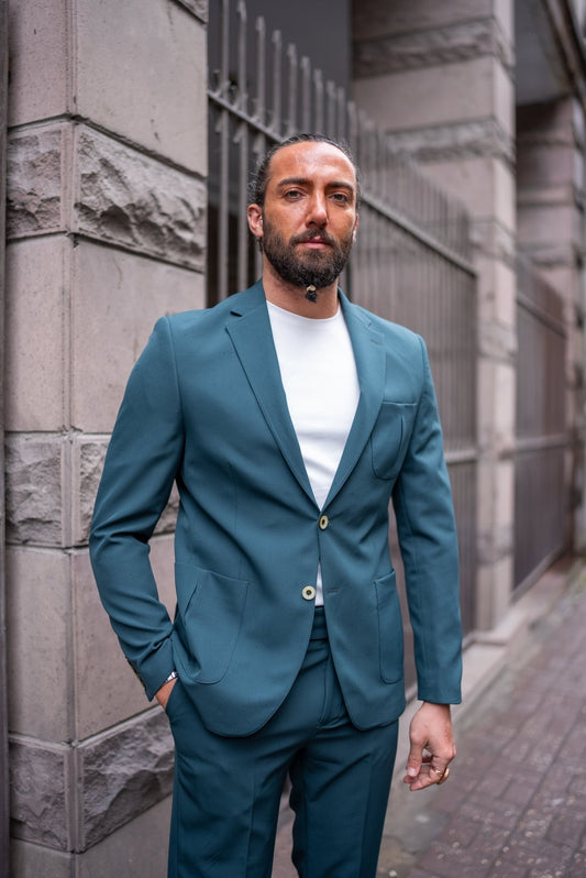 Emerald Wedding Casual Suit