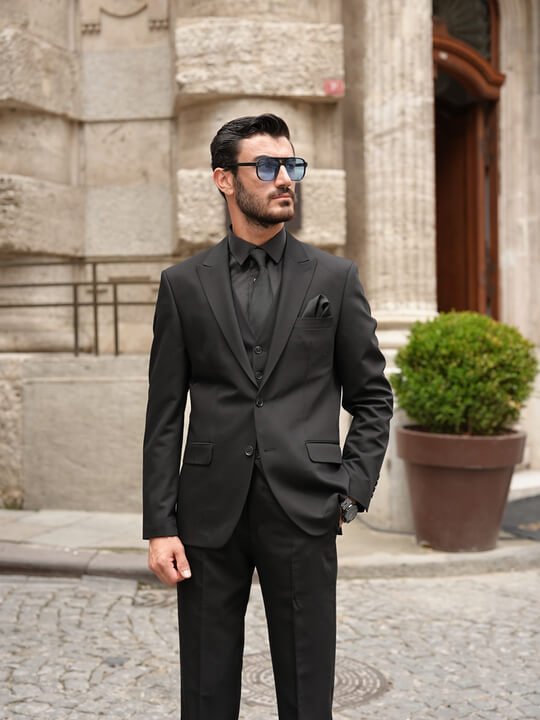 Terno italiano HolloMen Midnight Slim Fit