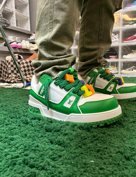 Baskets Louis Vuitton Trainer Maxi Vert