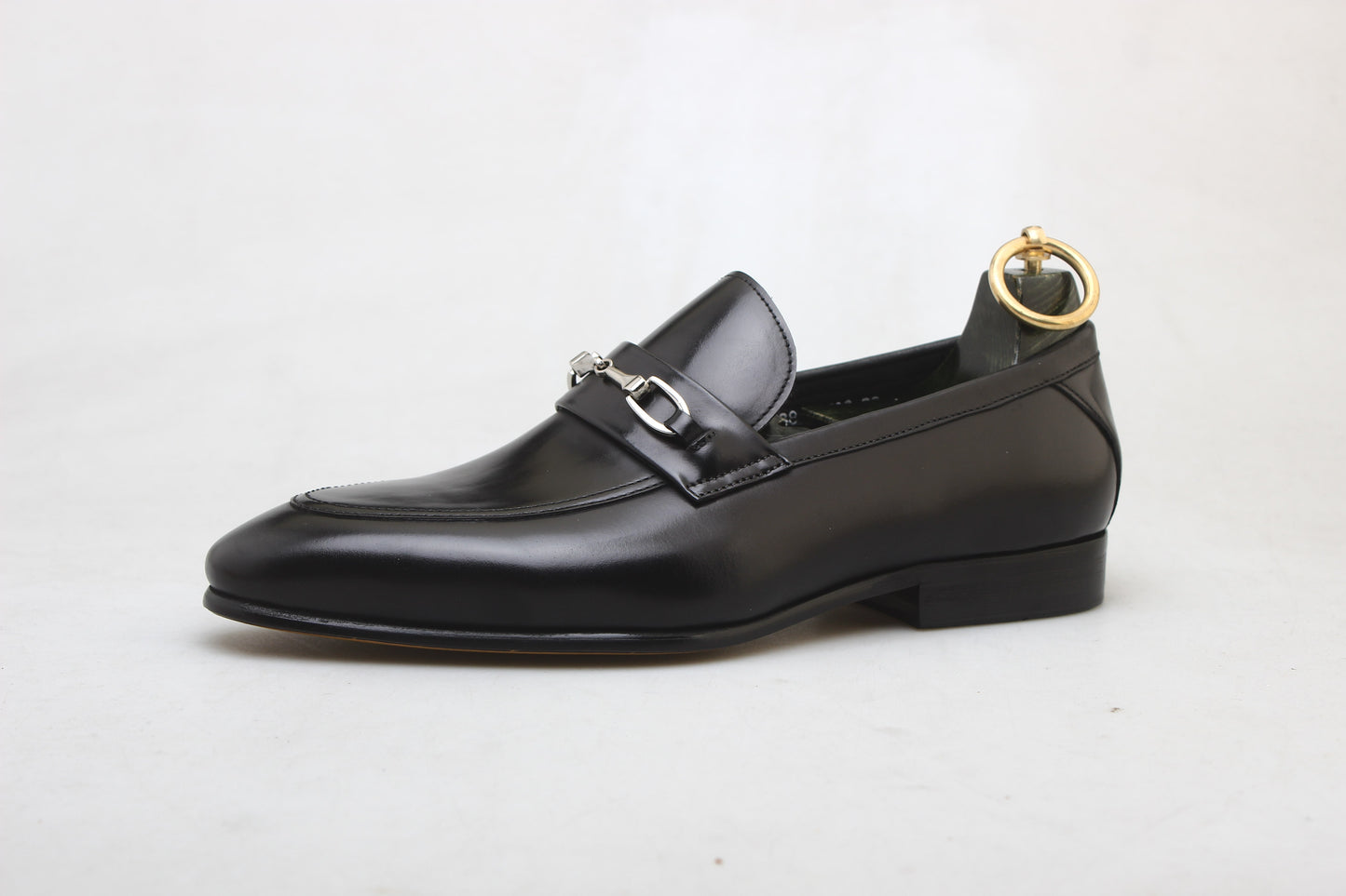 Black Horsebit Loafers