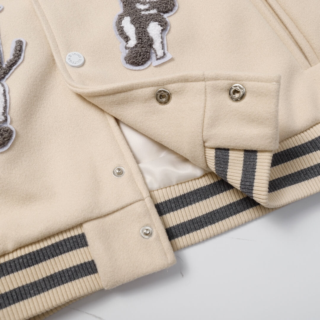 Louis Vuitton Beige Bugs Bunny Varsity Jacket