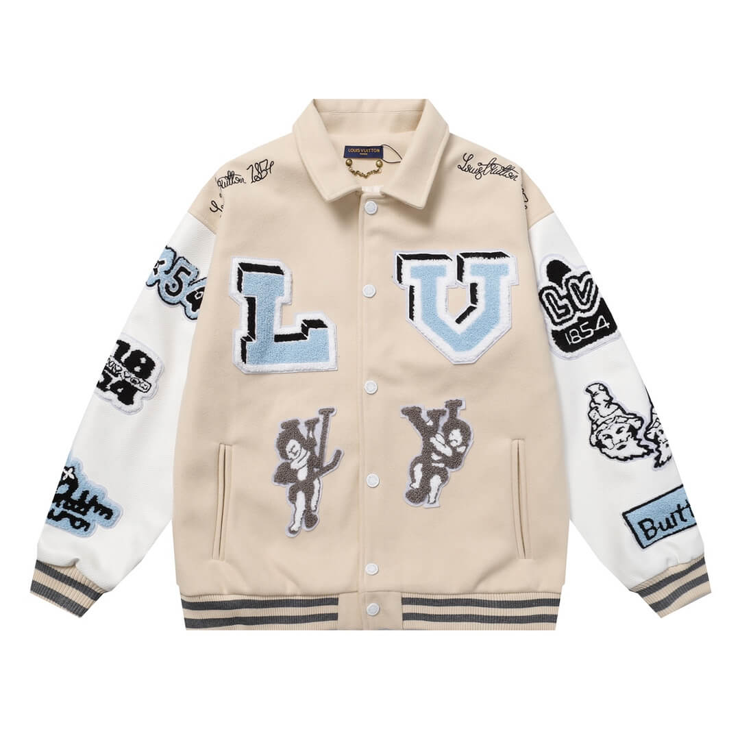 Louis Vuitton Beige Bugs Bunny Varsity Jacket