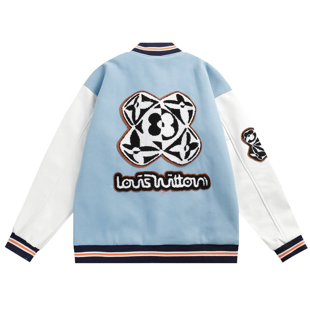 Louis Vuitton Blue Varsity Jacket