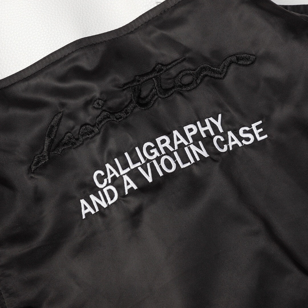 Louis Vuitton Calligraphy and Violin Case Varsity Jacket