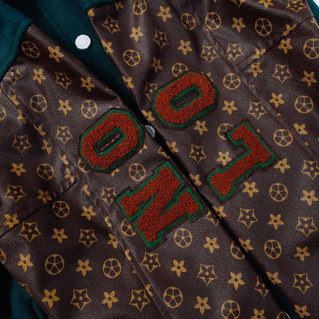 Louis Vuitton Green Atelier Fightcamp Varsity Jacket