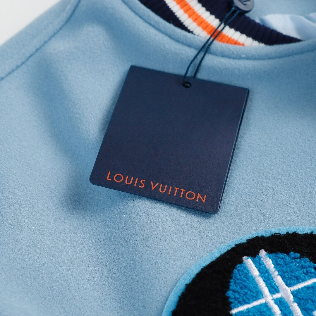 Louis Vuitton Blue Varsity Jacket