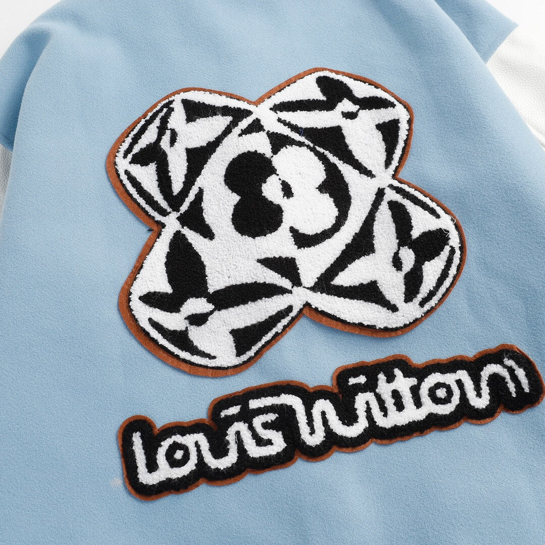 Louis Vuitton Blue Varsity Jacket