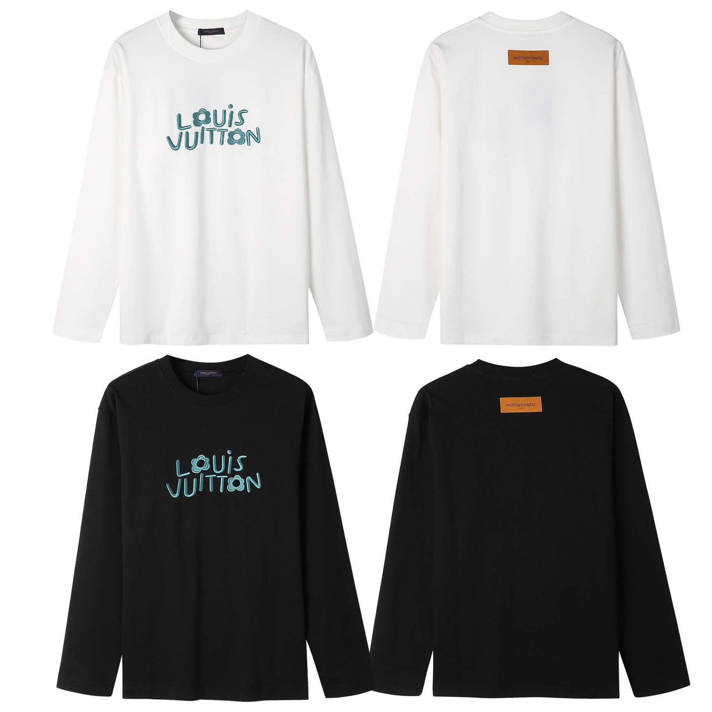 Louis Vuitton Embroidered Logo Long Sleeve T-Shirt