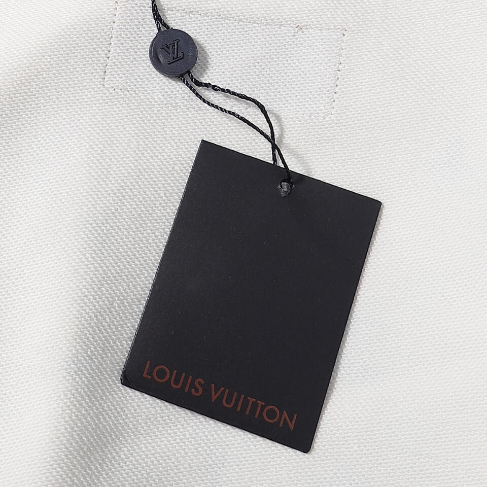 Louis Vuitton White Embroidered Cotton Sweatshirt