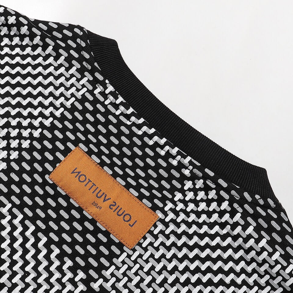 Louis Vuitton Damier Jacquard  Black White Sweatshirt.