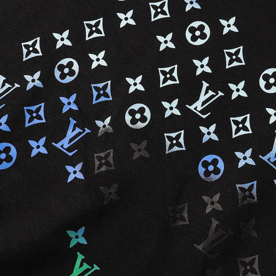 Louis Vuitton Black Embroidered Monogram Sweatshirt