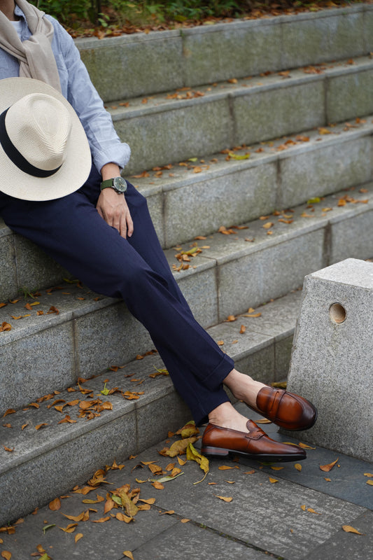 Klassische Brown Penny Slipper