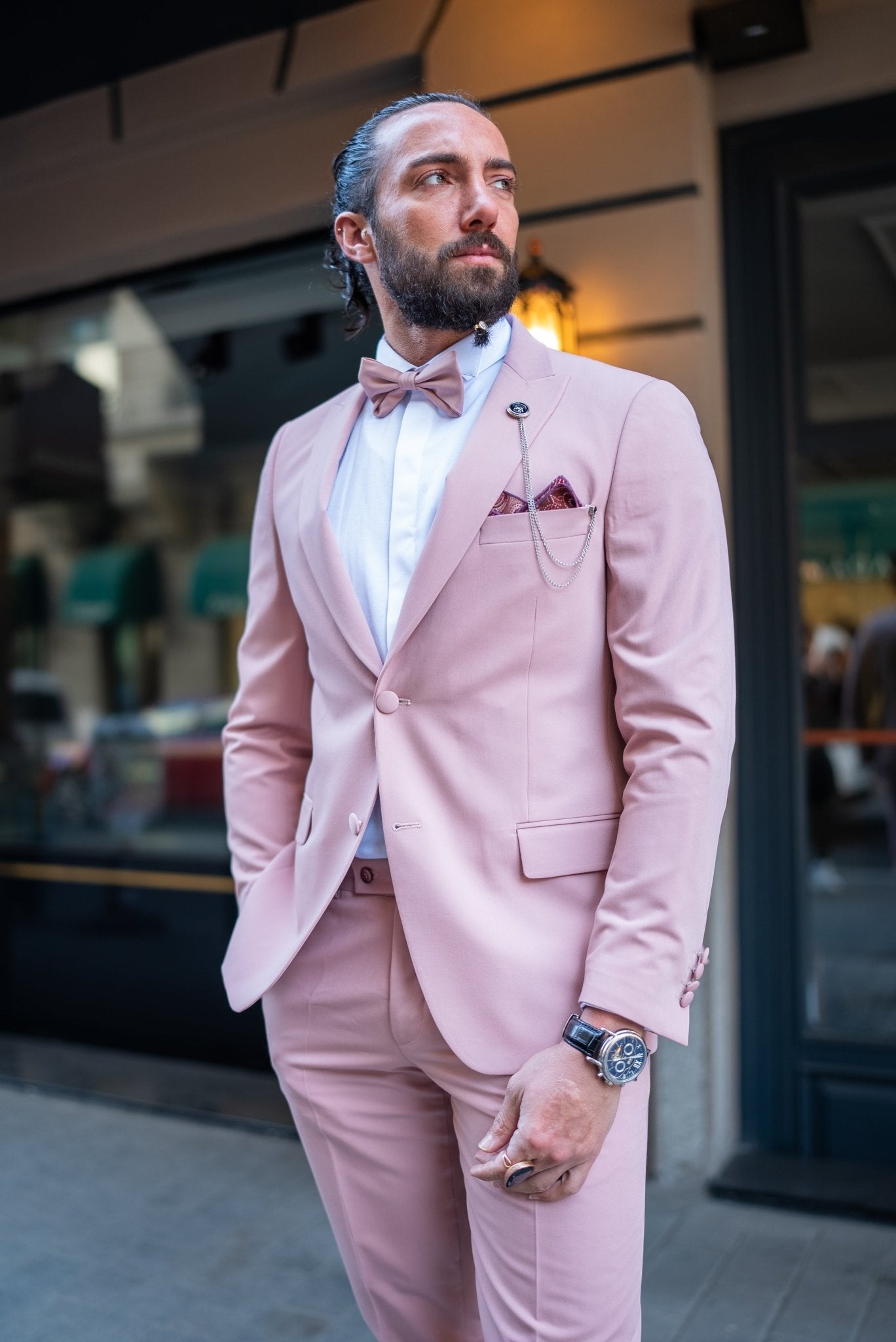 Pink Panache Tuxedo