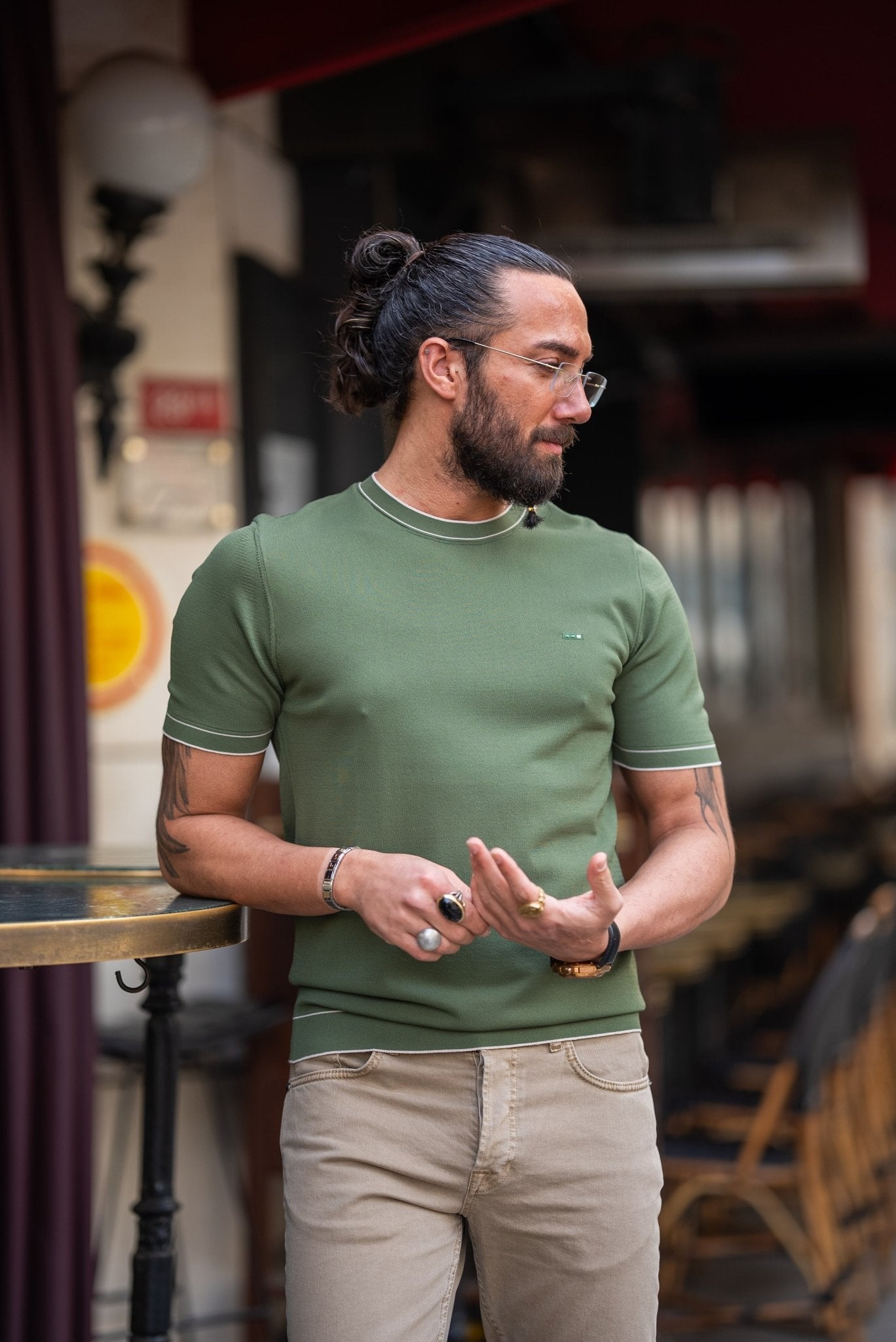 A Green T-shirt from Hollomen