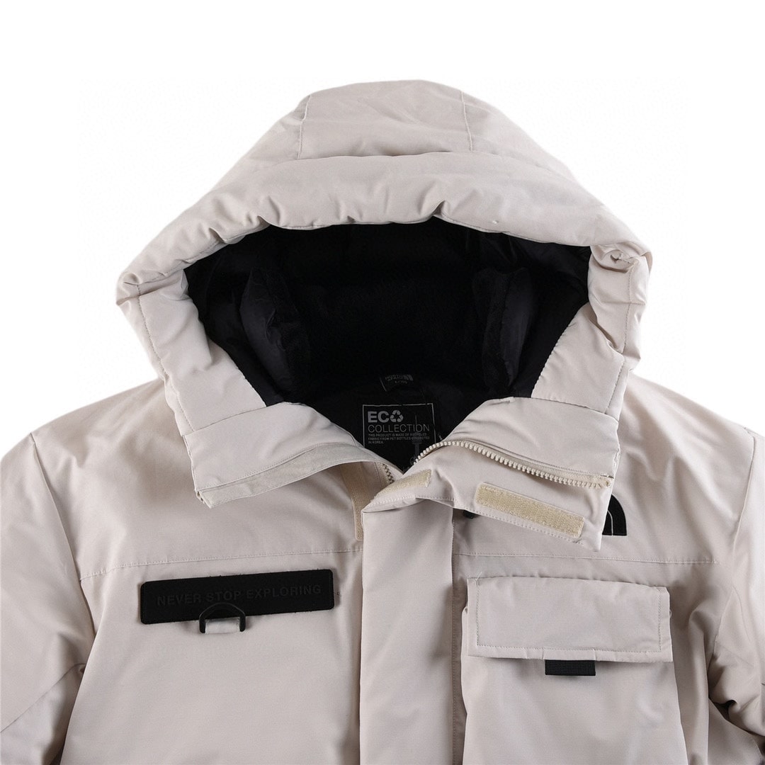 North Face Eco Polar Air Ivory Down Jacket