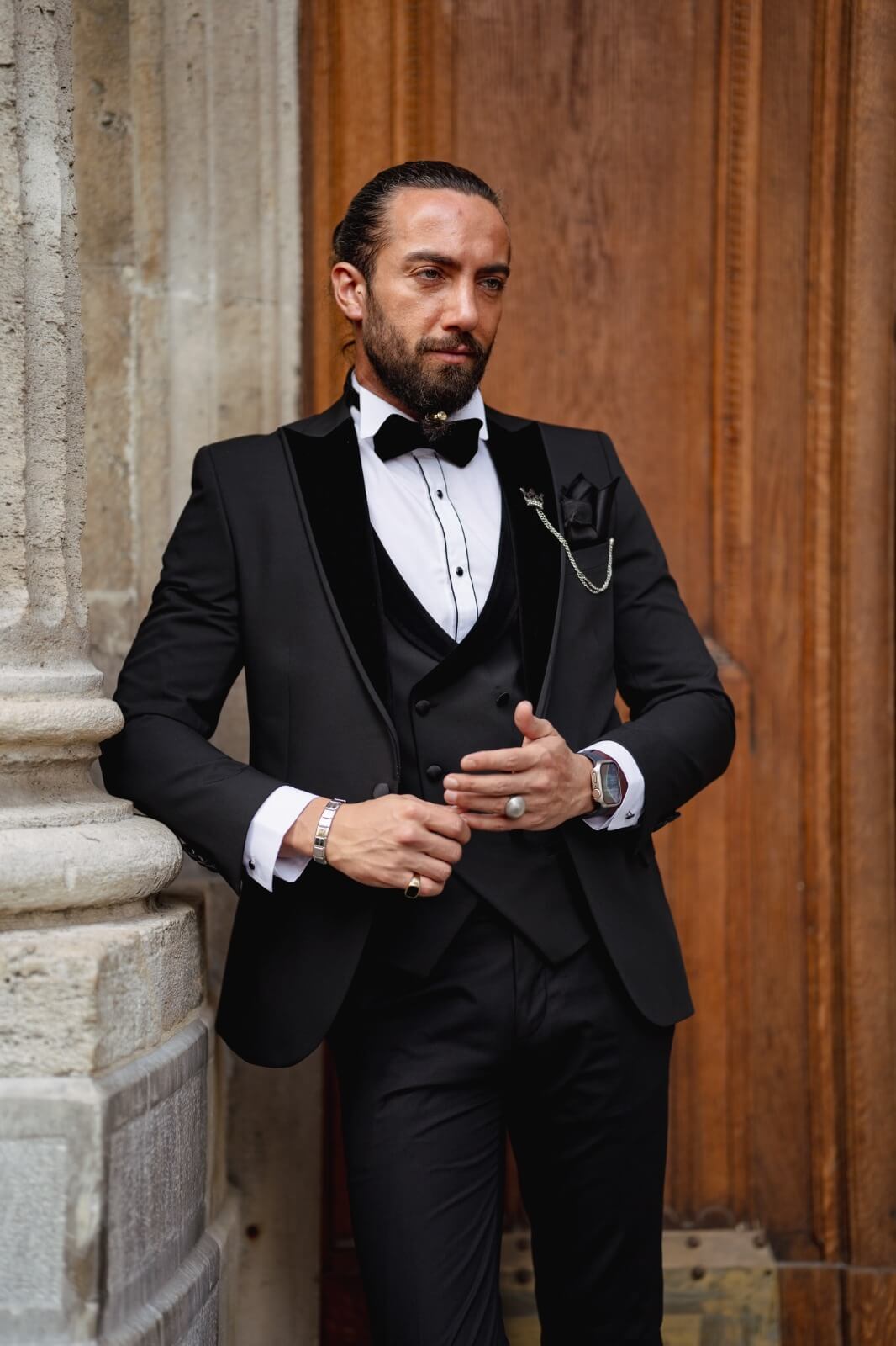 Best Slim Fit Black Tuxedo for Men | Ultimate Evening Wear - HolloMen