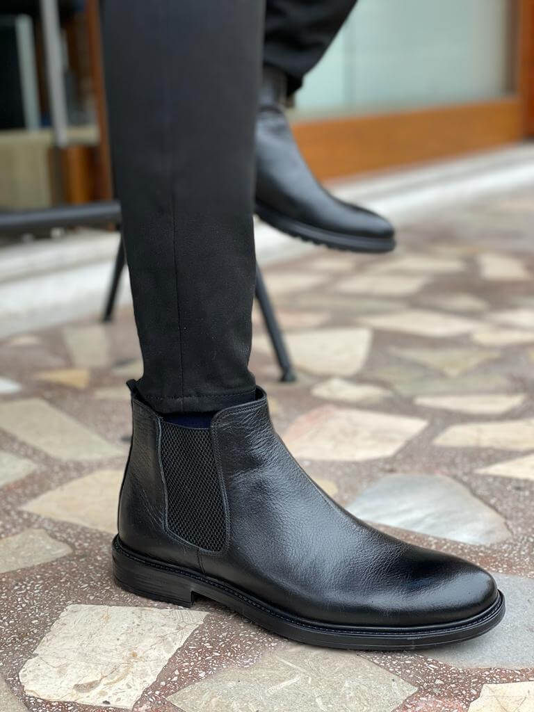 Balkan Black Chelsea Boot – HolloMen