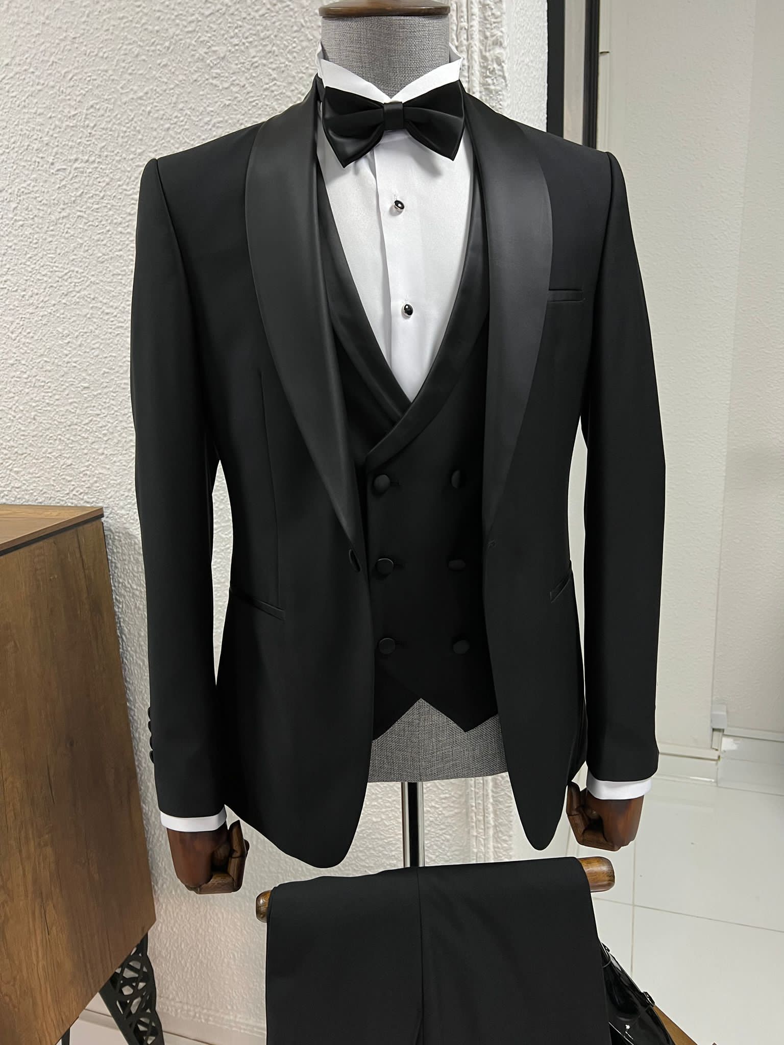 Black Shawl Collar Tuxedo – HolloMen