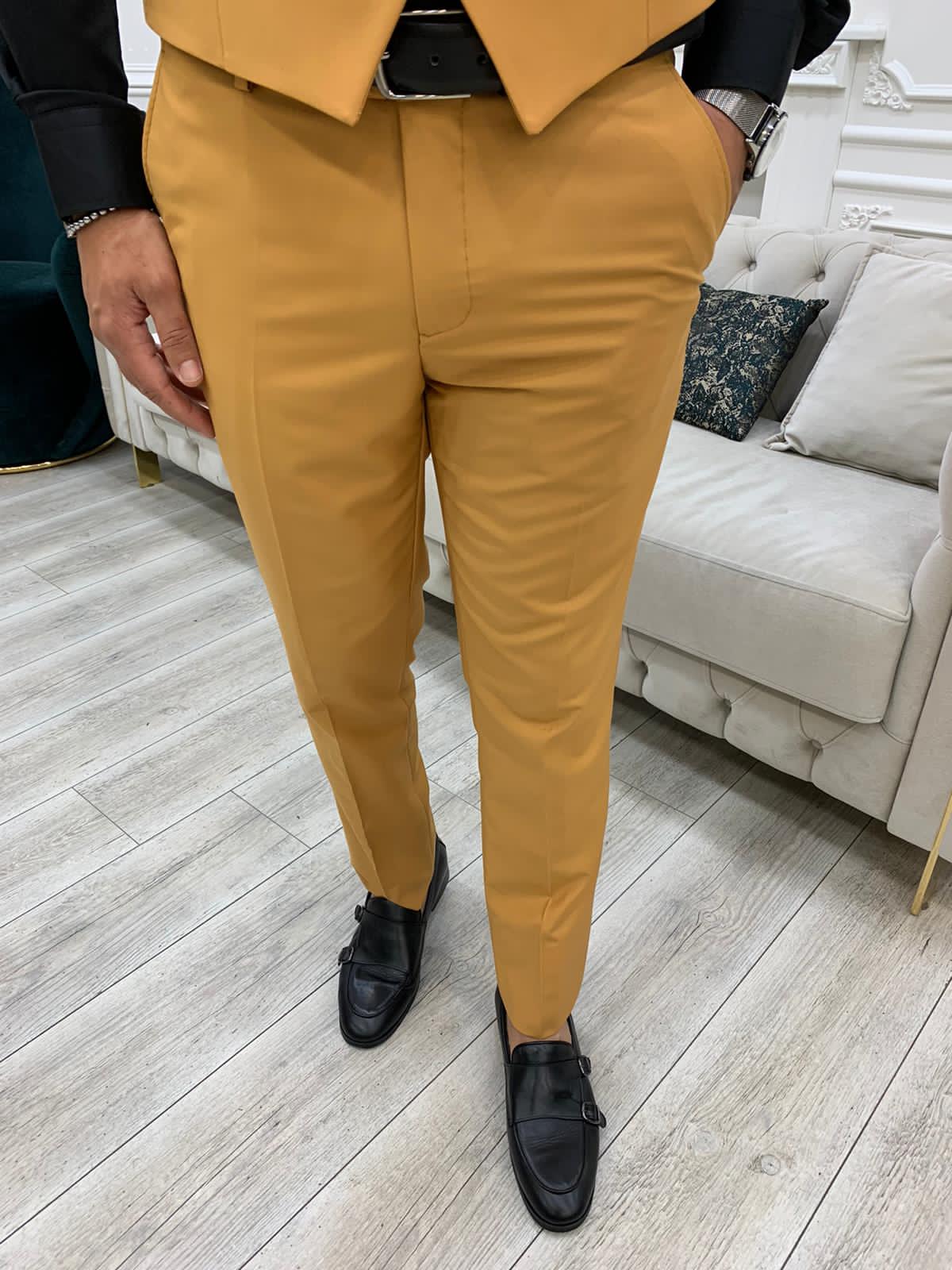 Skinny Fit Marl Suit Trousers | boohoo