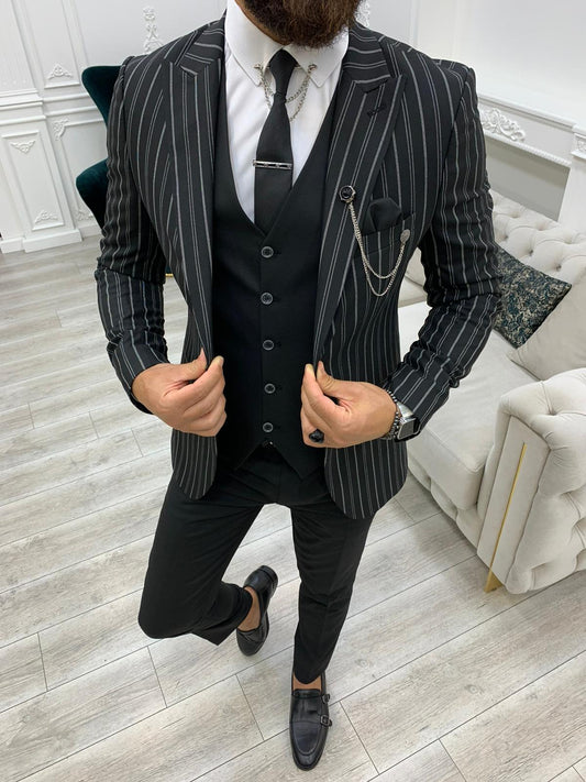 Montreal Anthracite Slim Fit Suit