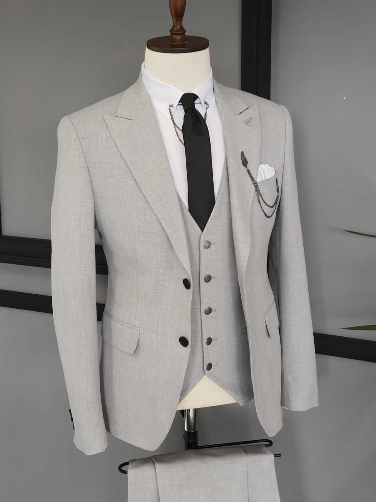 Fatih Bistrech Gray Suit – HolloMen