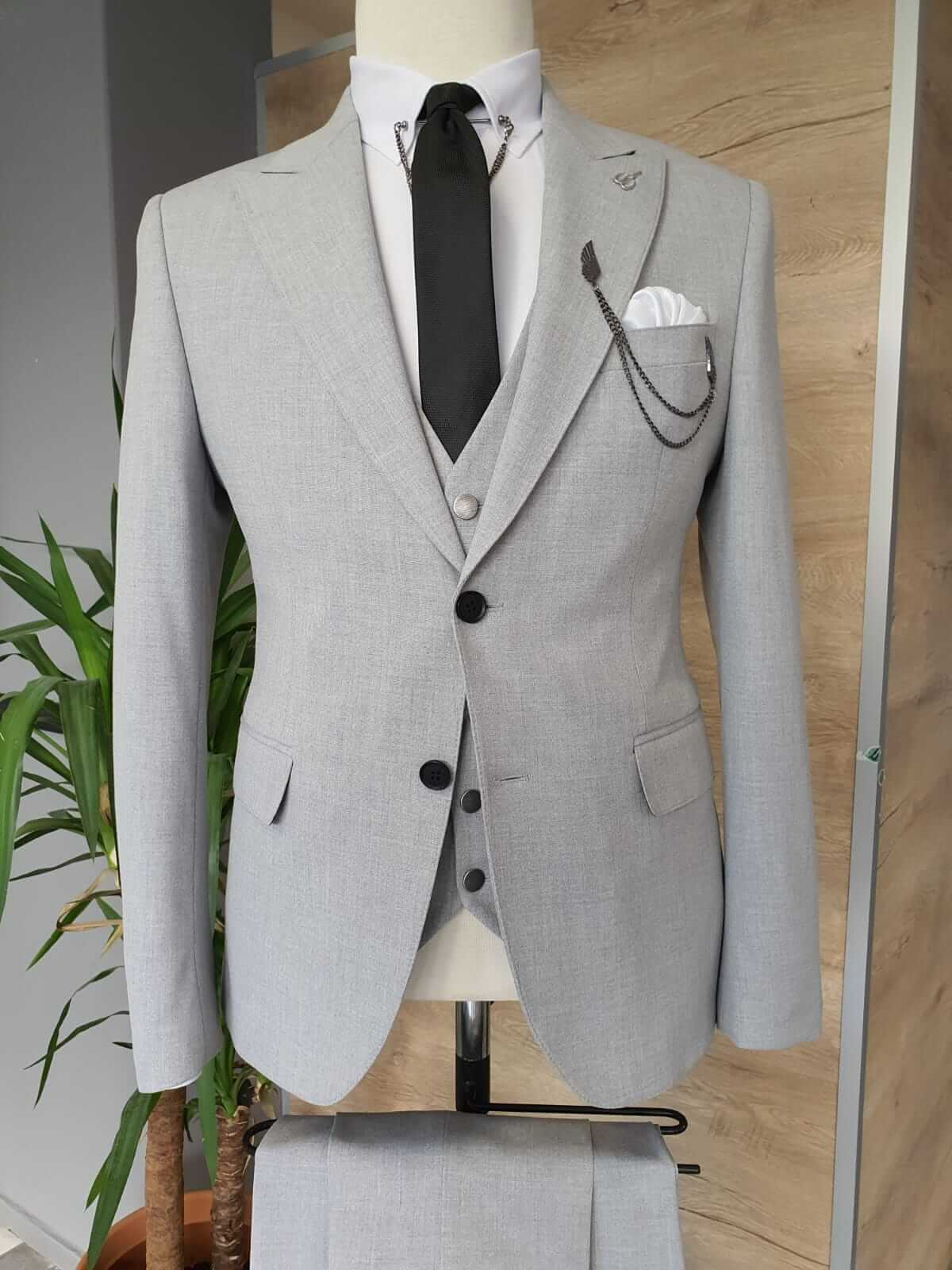 Fatih Bistrech Gray Suit – HolloMen