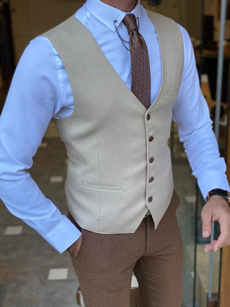 Waist coat store look