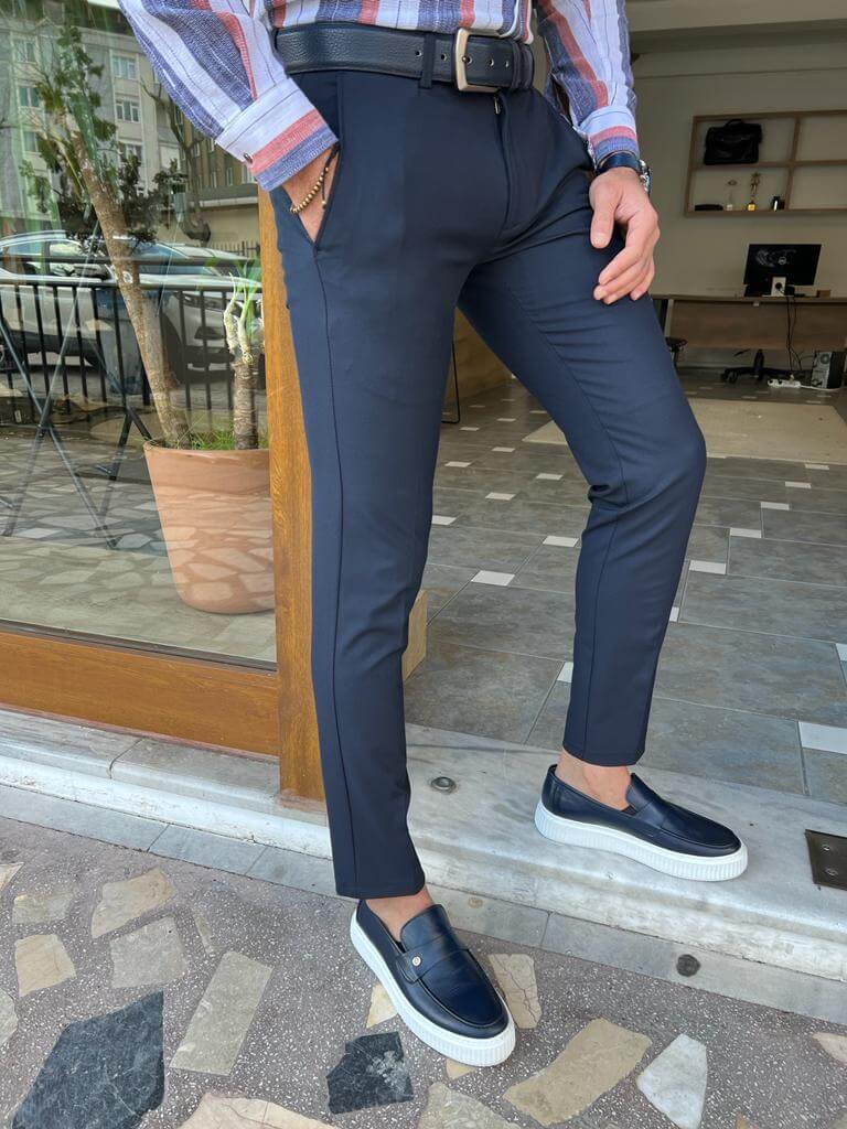 Hollo Dark Blue Pants – HolloMen