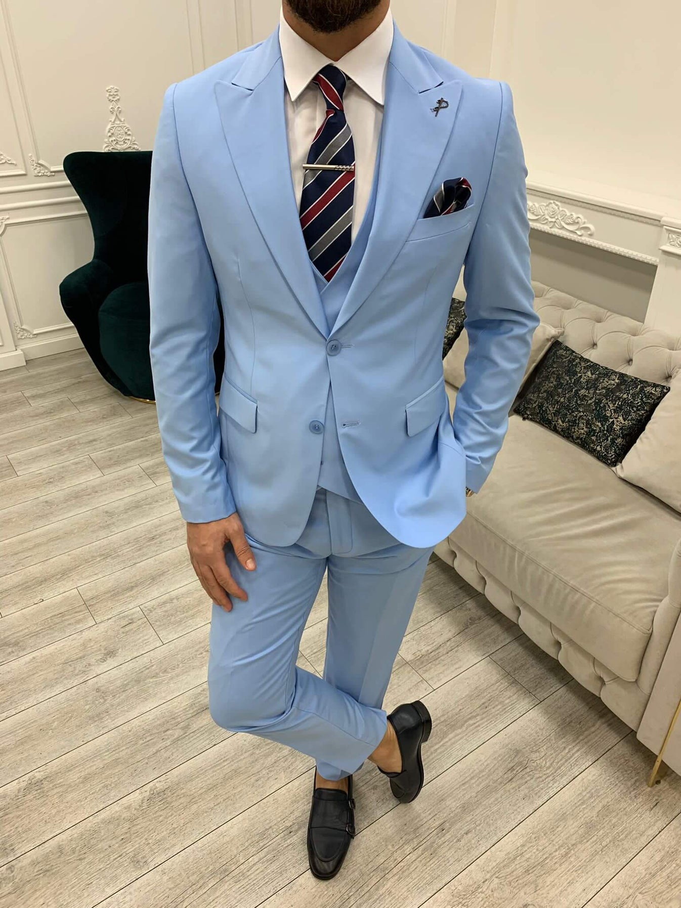 Ice Blue Suit – HolloMen