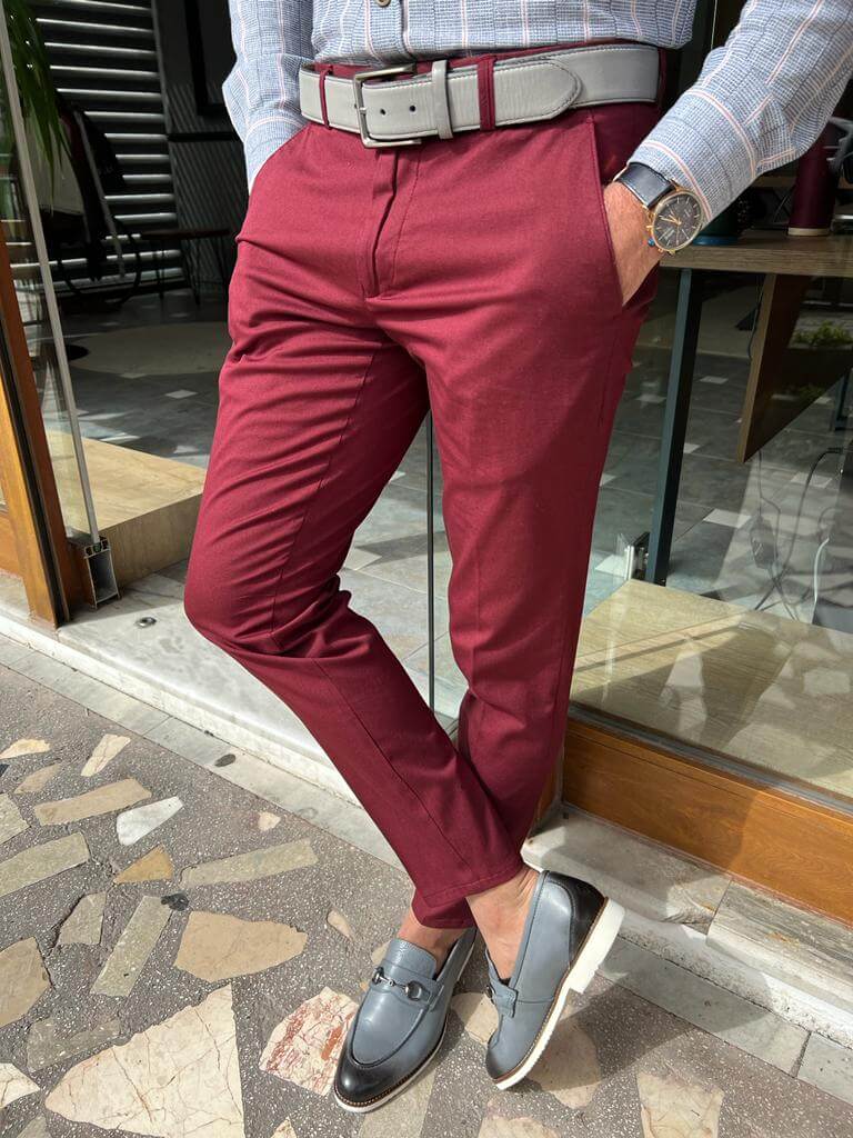 Red Men'S Pants Mens Casual Sports Thickened Pants Cotton Pocket Multi  Color Large Sanitary Pants - Walmart.com