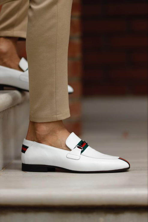 Men's White Loafer – HolloMen